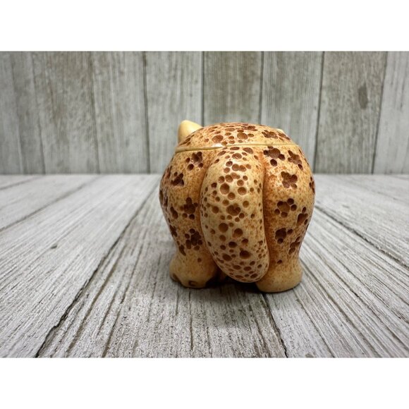 Vtg Harmony Kingdom Pot Bellys "Trixie" Farmyard Times Cat Figurine 2in Long - Picture 3 of 11